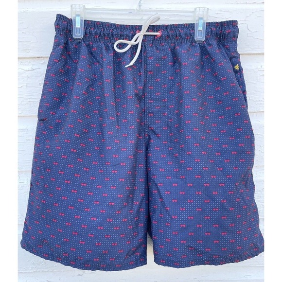 Rugby University Board Short Swim Trunks Men's XL Sunglasses AOP Navy Blue - Picture 1 of 4